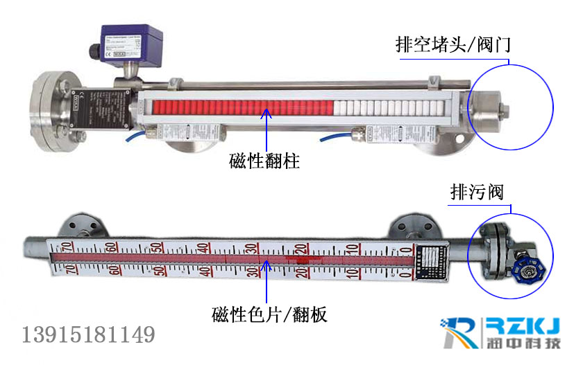 磁翻板液位計(jì)排污閥